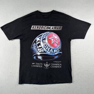 Kendrick Lamar Shirt Men’s Large Championship Tour Ring Rap TDE‎ Hip Hop